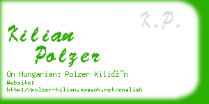 kilian polzer business card